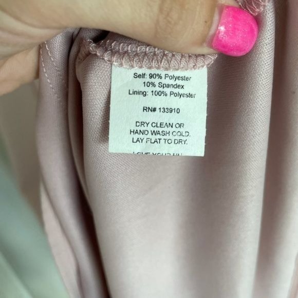 Show Me Your Mumu Women's Pink Monaco Ruffle Gown Size Large - Picture 7 of 10